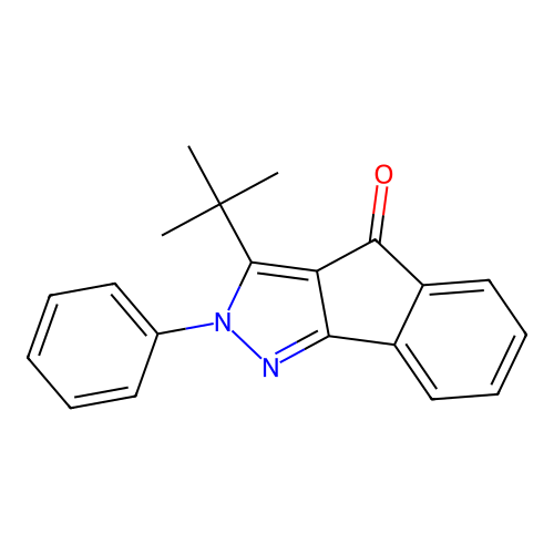 3-(Tert-butyl)-2-phenylindeno[3,2-c]pyrazol-4-one structure