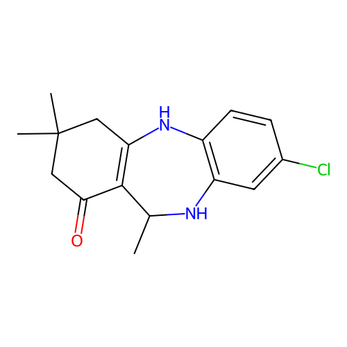 6-chloro-10,14,14-trimethyl-2,9-diazatricyclo[9.4.0.0^{3,8}]pentadeca-1(11),3(8),4,6-tetraen-12-one structure