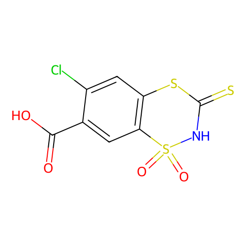 6-chloro-1,1-dioxo-3-sulfanylidene-1 structure
