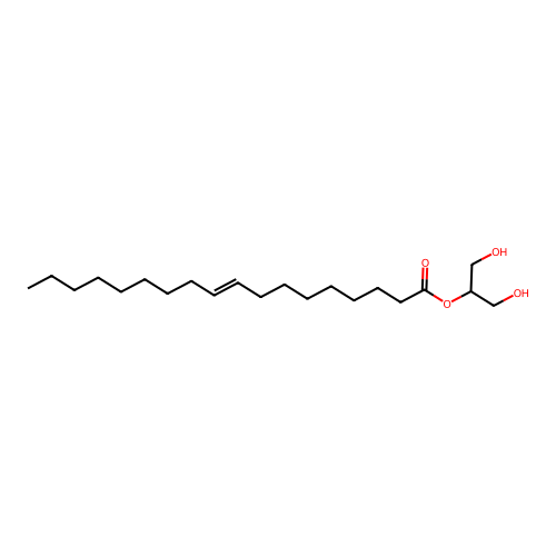 1,3-Dihydroxypropan-2-yl oleate structure