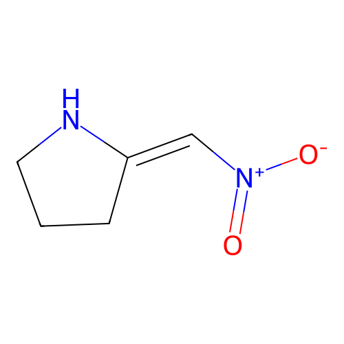 2-(Nitromethylidene)pyrrolidine structure