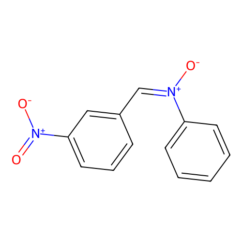 1-(3-nitrophenyl)-N-phenylmethanimine oxide structure