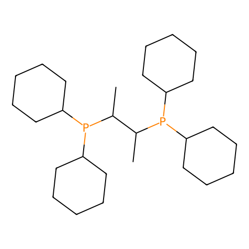 (2S,3S)-Butane-2,3-diylbis(dicyclohexylphosphine) structure