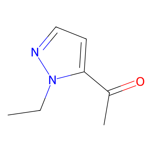 1-(1-ethyl-1H-pyrazol-5-yl)ethan-1-one structure