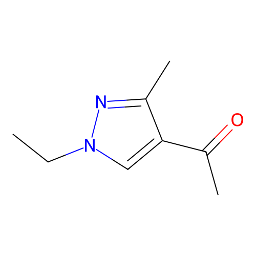 1-(1-ethyl-3-methyl-1H-pyrazol-4-yl)ethanone structure