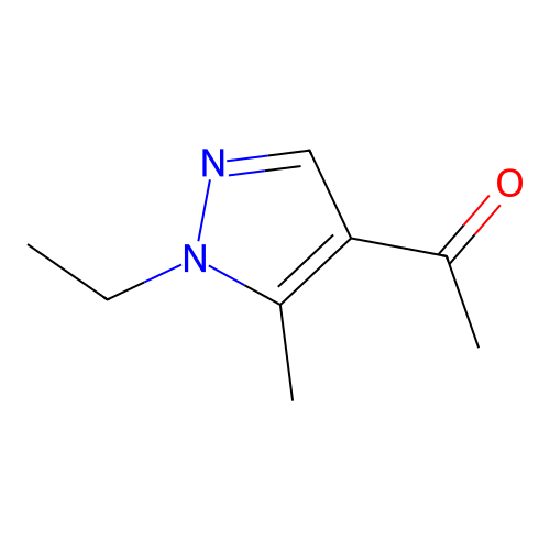 1-(1-ethyl-5-methyl-1H-pyrazol-4-yl)ethanone structure