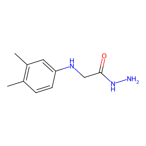 2-[(3,4-dimethylphenyl)amino]acetohydrazide structure