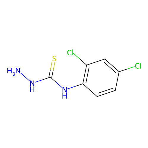 3-Amino-1-(2,4-dichlorophenyl)thiourea structure