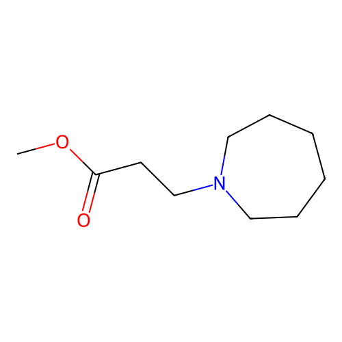 Methyl 3-(azepan-1-yl)propanoate structure