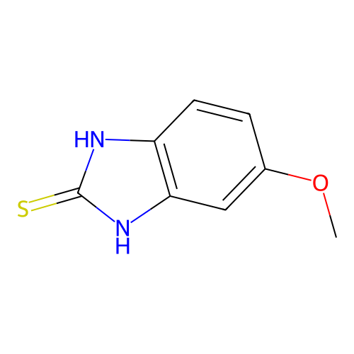 5-Methoxy-2-mercaptobenzimidazole structure