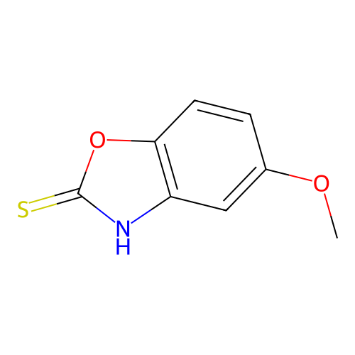 5-Methoxy-1,3-benzoxazole-2(3H)-thione structure