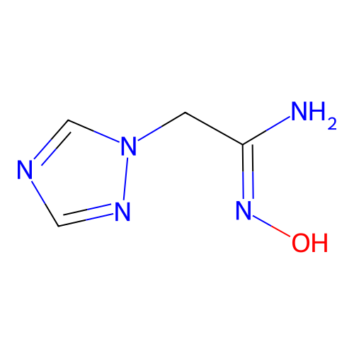 N-Hydroxy-2-[1,2,4]triazol-1-yl-acetamidine structure