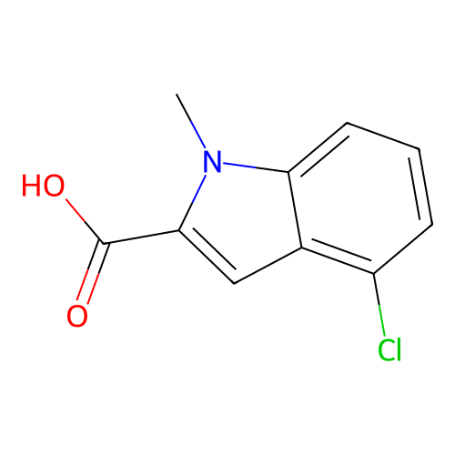 4-Chloro-1-methyl-1H-indole-2-carboxylic acid structure