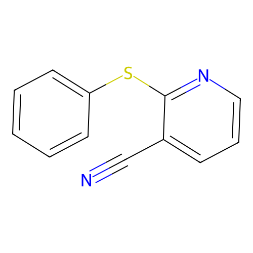 2-(Phenylthio)nicotinonitrile structure