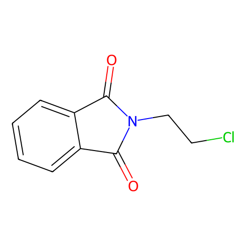 N-(2-氯乙基)邻苯二甲酰亚胺 structure