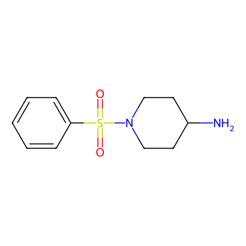 1-(Phenylsulfonyl)piperidin-4-amine structure