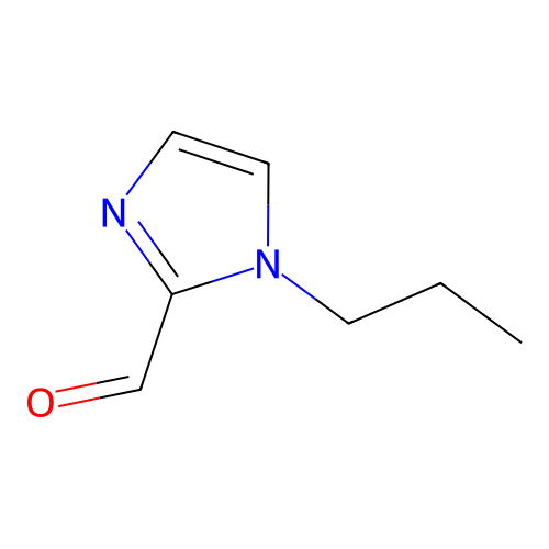 1-Propyl-1H-imidazole-2-carbaldehyde structure