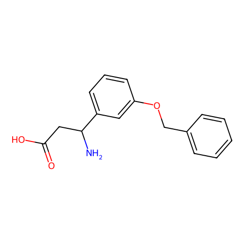 3-Amino-3-[3-(benzyloxy)phenyl]propanoic acid structure