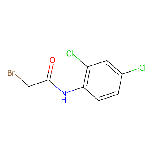 2-bromo-N-(2,4-dichlorophenyl)acetamide structure