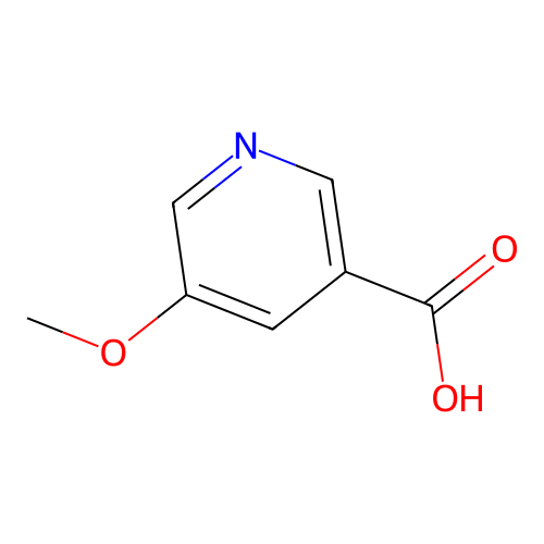 5-Methoxynicotinic acid structure