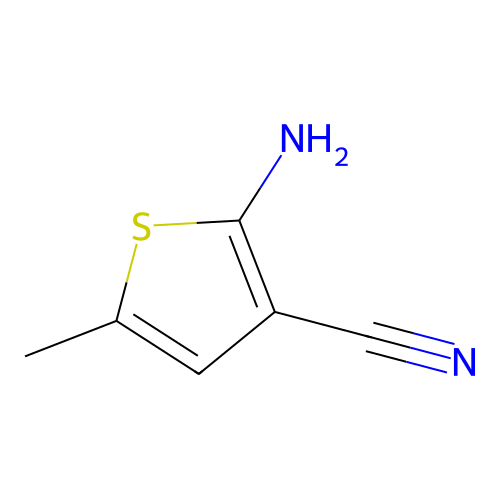 2-Amino-5-methyl-3-thiophenecarbonitrile structure