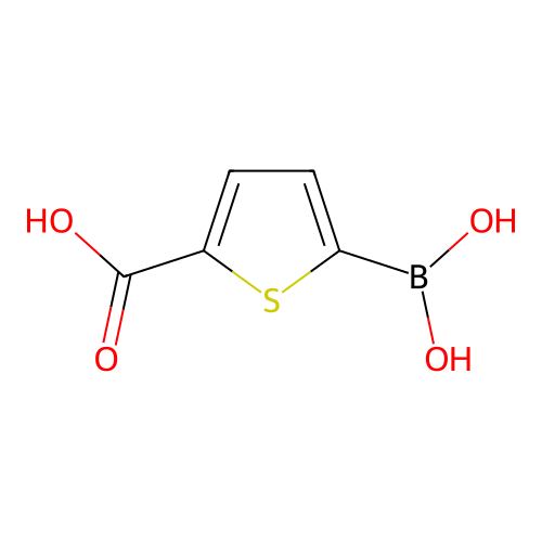 5-Boronothiophene-2-carboxylic acid structure