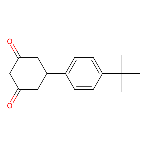 5-(4-Tert-butylphenyl)cyclohexane-1,3-dione structure