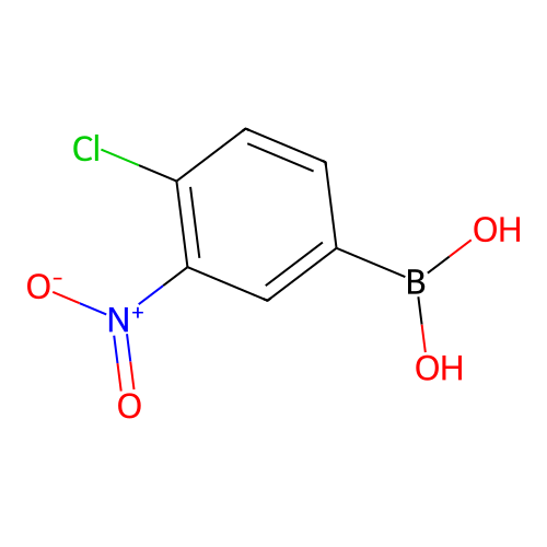 (4-Chloro-3-nitrophenyl)boronic acid structure