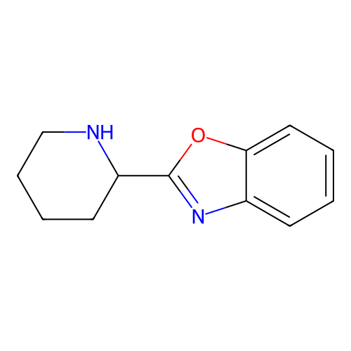 2-(2-Piperidinyl)benzoxazole structure