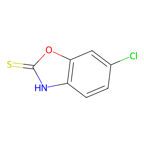 6-Chlorobenzoxazole-2(3H)-thione structure
