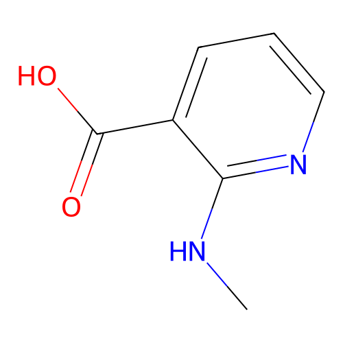 2-(Methylamino)pyridine-3-carboxylic acid structure