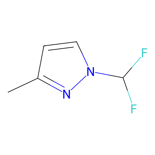 1-(difluoromethyl)-3-methyl-1H-pyrazole structure