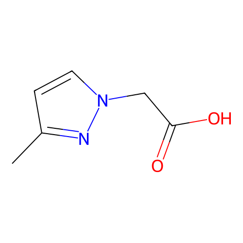 2-(3-methyl-1H-pyrazol-1-yl)acetic acid structure