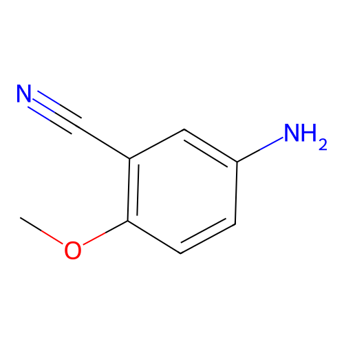 5-Amino-2-methoxybenzonitrile structure