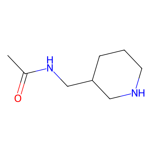 N-(piperidin-3-ylmethyl)acetamide structure