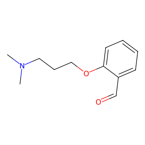 2-[3-(Dimethylamino)propoxy]benzaldehyde structure
