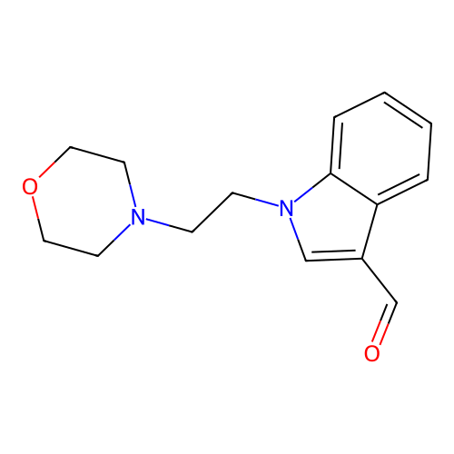 1-(2-Morpholin-4-yl-ethyl)-1H-indole-3-carbaldehyde structure