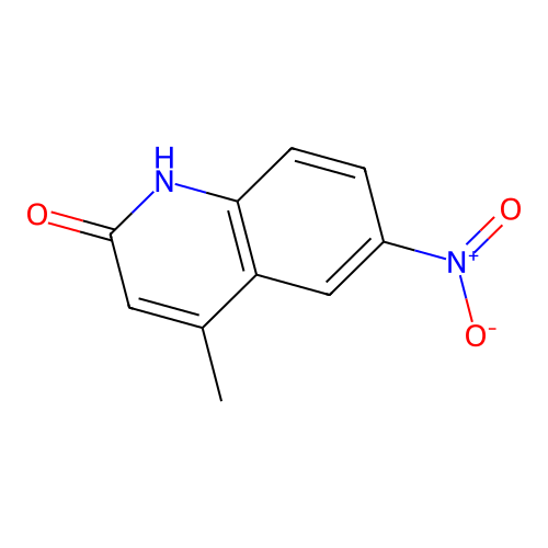4-Methyl-6-nitroquinolin-2-ol structure