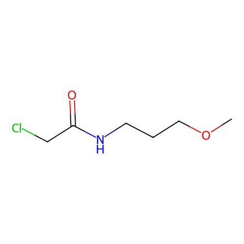 2-chloro-N-(3-methoxypropyl)acetamide structure
