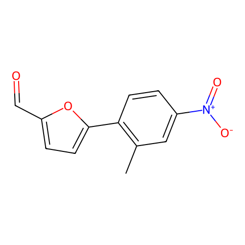5-(2-Methyl-4-nitrophenyl)furan-2-carbaldehyde structure