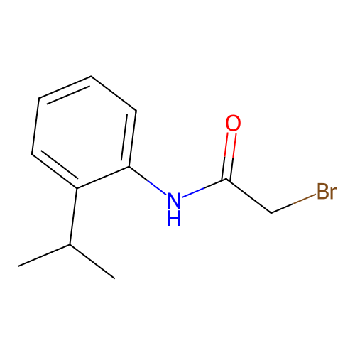 2-Bromo-N-(2-isopropylphenyl)acetamide structure