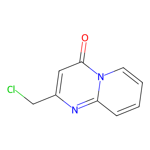 2-(chloromethyl)-4H-pyrido(1,2-a)pyrimidin-4-one structure