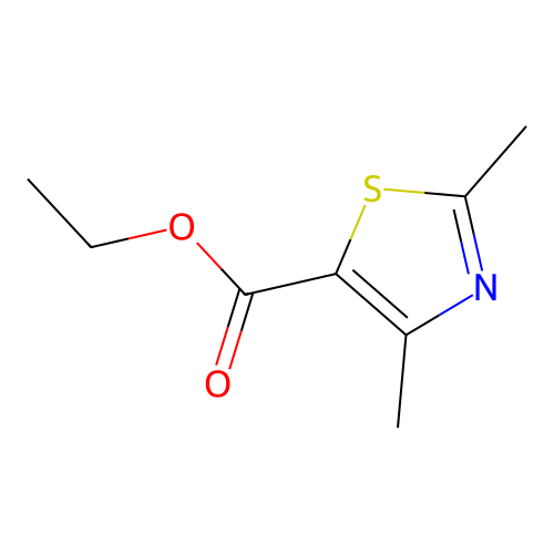 Ethyl 2,4-dimethylthiazole-5-carboxylate structure