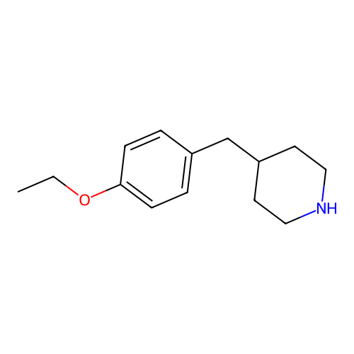 4-(4-Ethoxybenzyl)piperidine structure