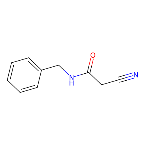 N-benzyl-2-cyanoacetamide structure