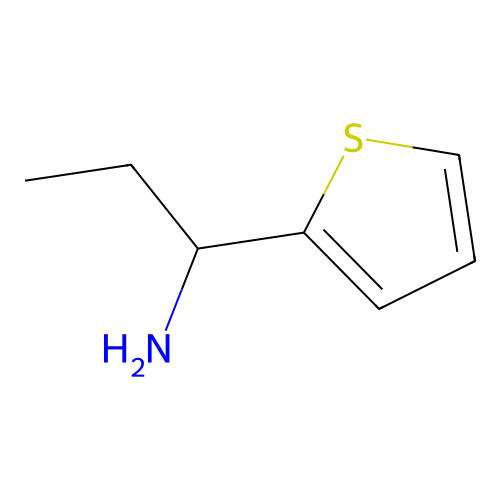1-(噻吩-2-基)丙-1-胺 structure