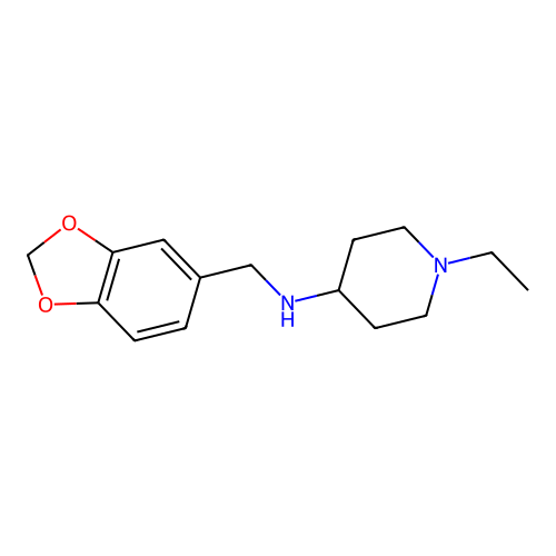 N-(1,3-benzodioxol-5-ylmethyl)-1-ethylpiperidin-4-amine structure