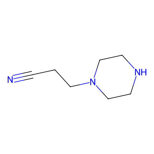 3-(Piperazin-1-yl)propanenitrile structure