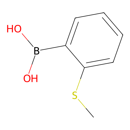 2-(Methylthio)benzeneboronic acid structure