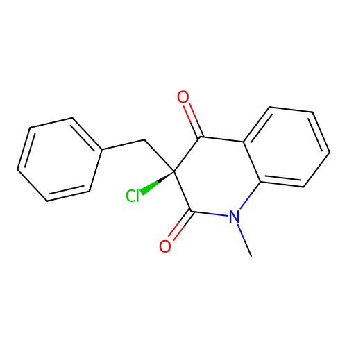 3-Benzyl-3-chloro-1-methylquinoline-2,4(1H,3H)-dione structure